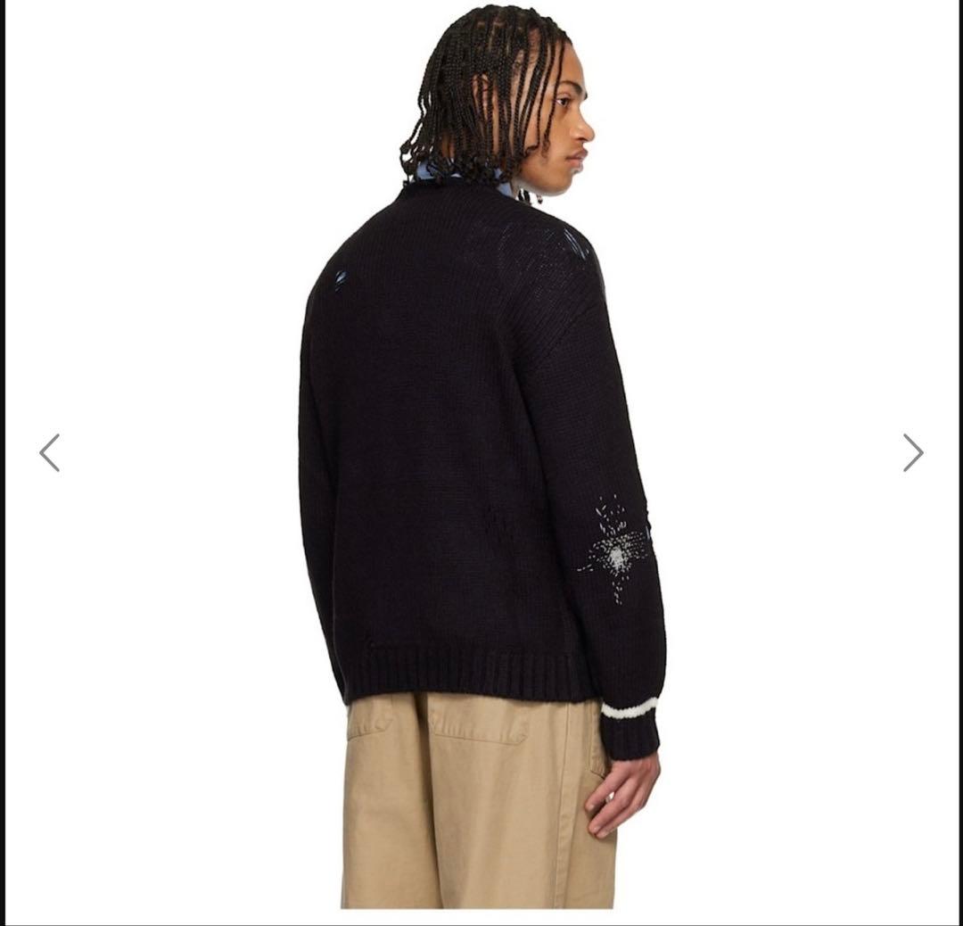 【NEIGHBORHOOD】ブラック クルーネックセーター　2025AW