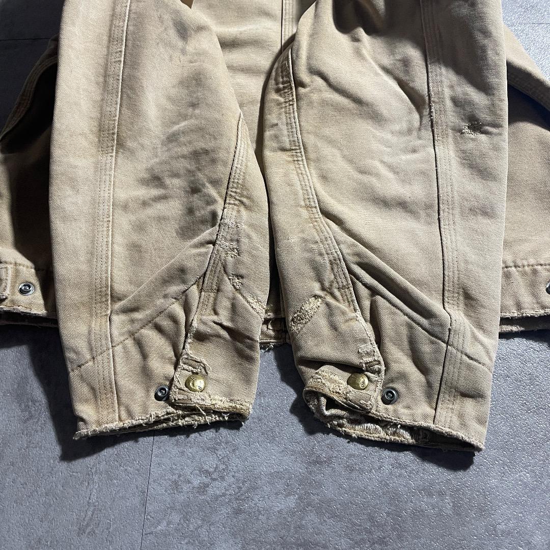 00s メキシコ USA生地 ブラウン カーハート デトロイトジャケット M