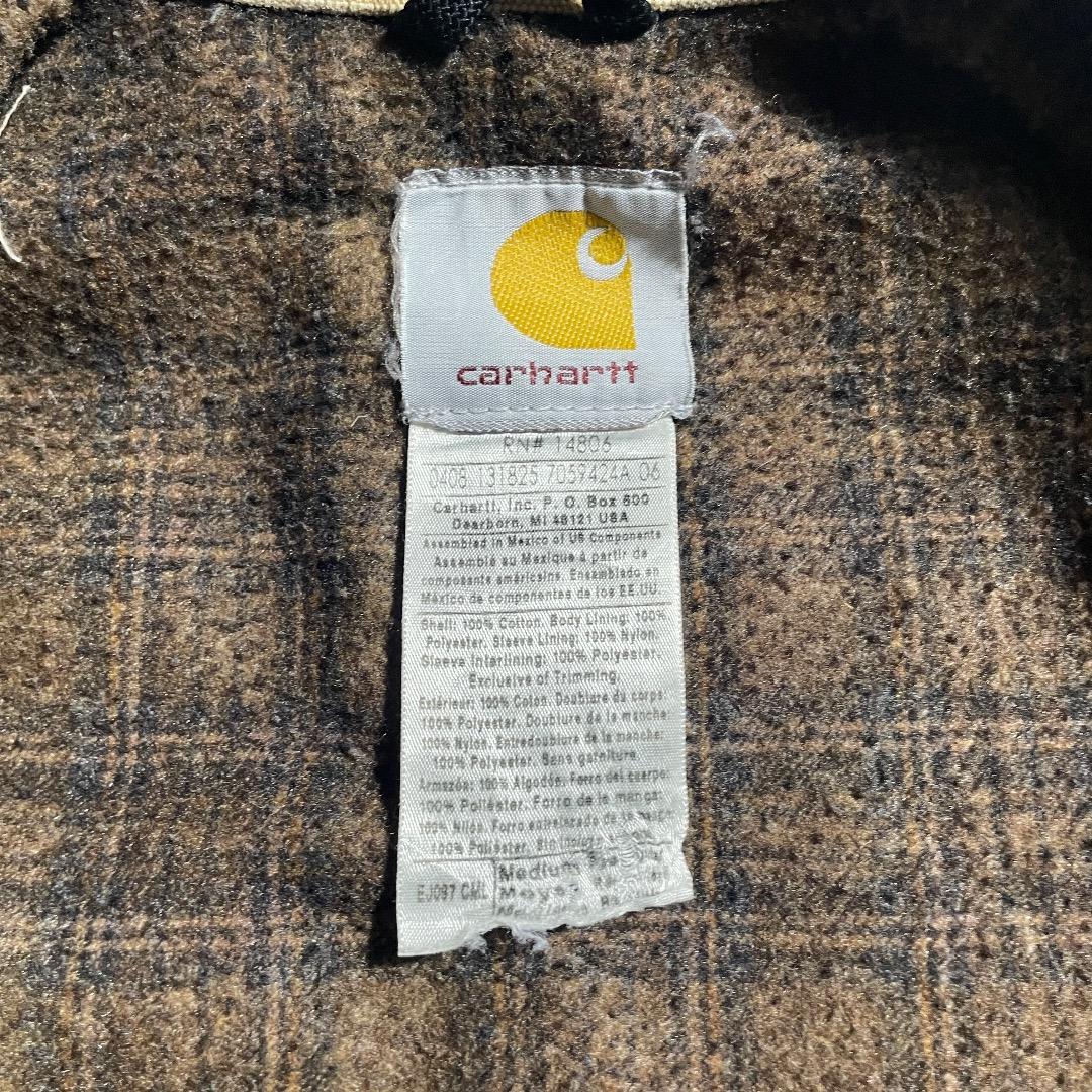 00s メキシコ USA生地 ブラウン カーハート デトロイトジャケット M