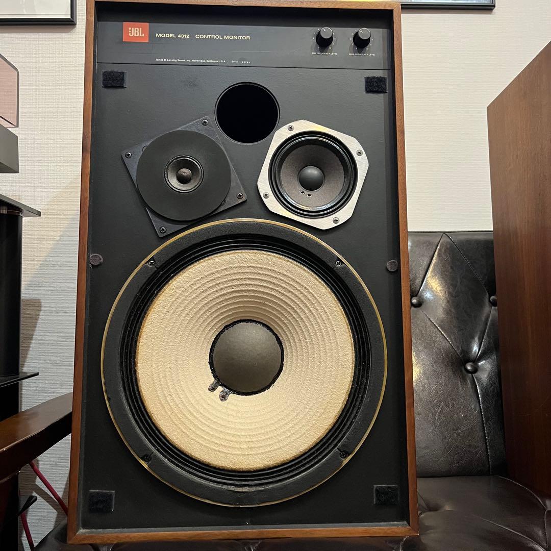 動作品　JBL 4312 ヴィンテージスピーカー　初代　無印　ブックシェルフ希少