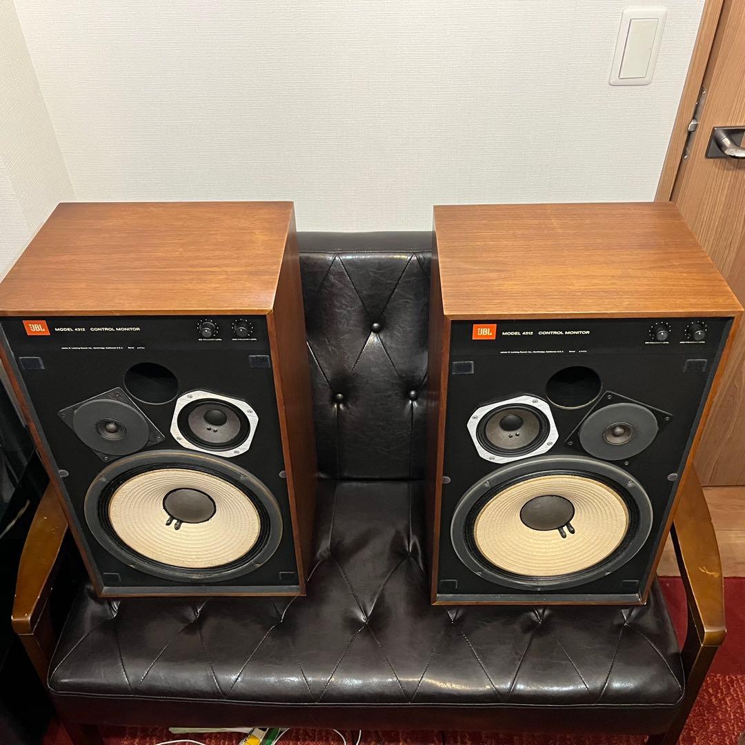 動作品　JBL 4312 ヴィンテージスピーカー　初代　無印　ブックシェルフ希少
