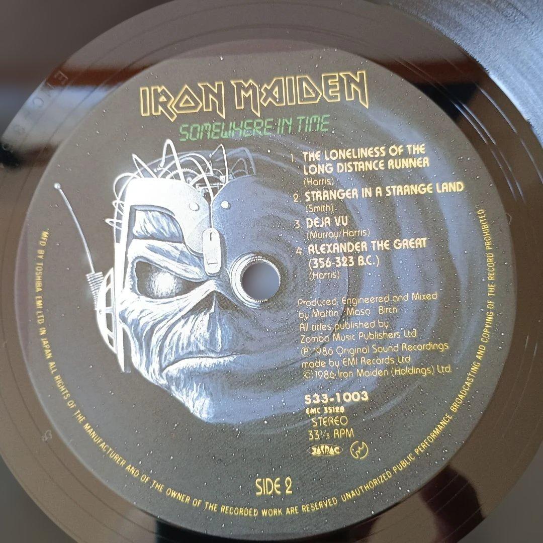 IRON MAIDEN 国内盤LP Somewhere in Time