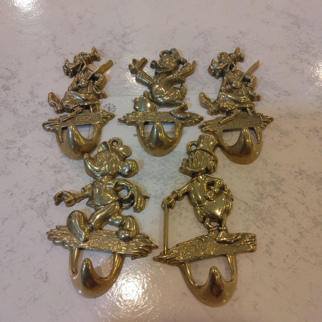 ディズニー ミッキー ドナルド 壁フック 5個セット