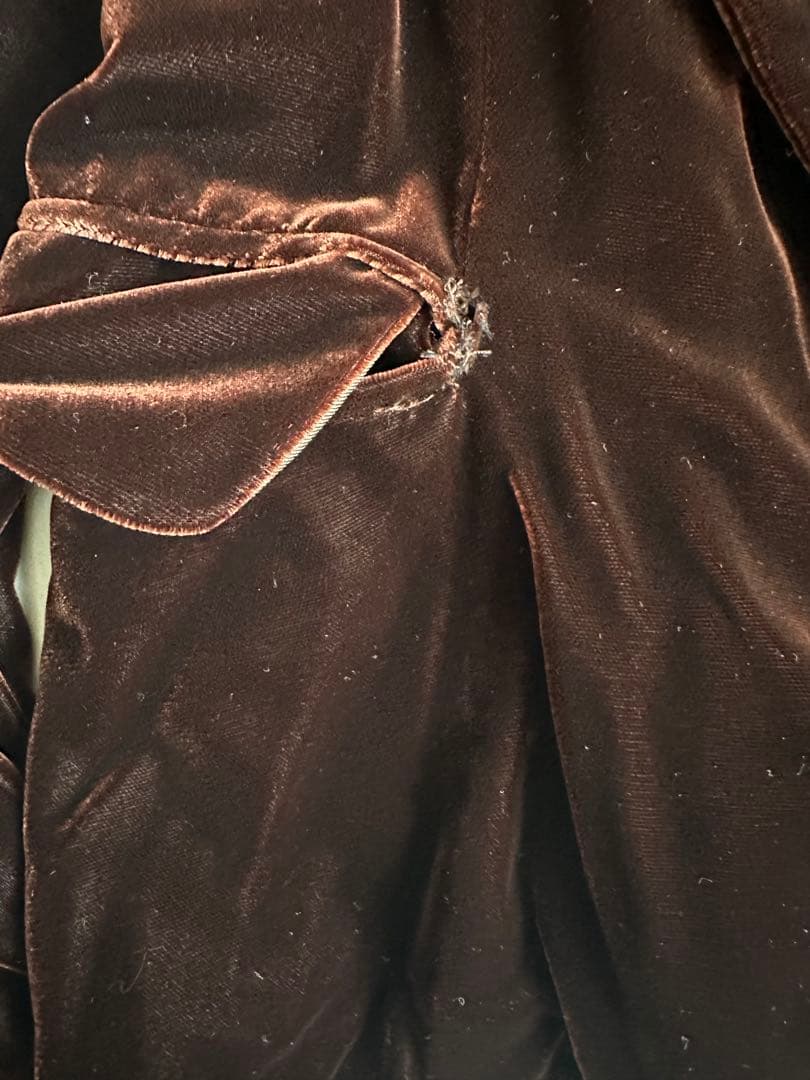 YSL rive gauche フランス製 ベロアJK 36