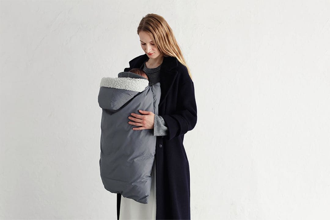 『新品未開封』3wayベビーカバー　blue gray