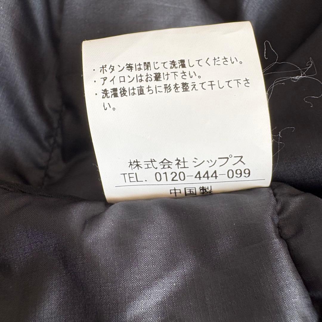 極美品 シップス×Nowartt 中綿ナイロンジャケット L 花柄 インナー