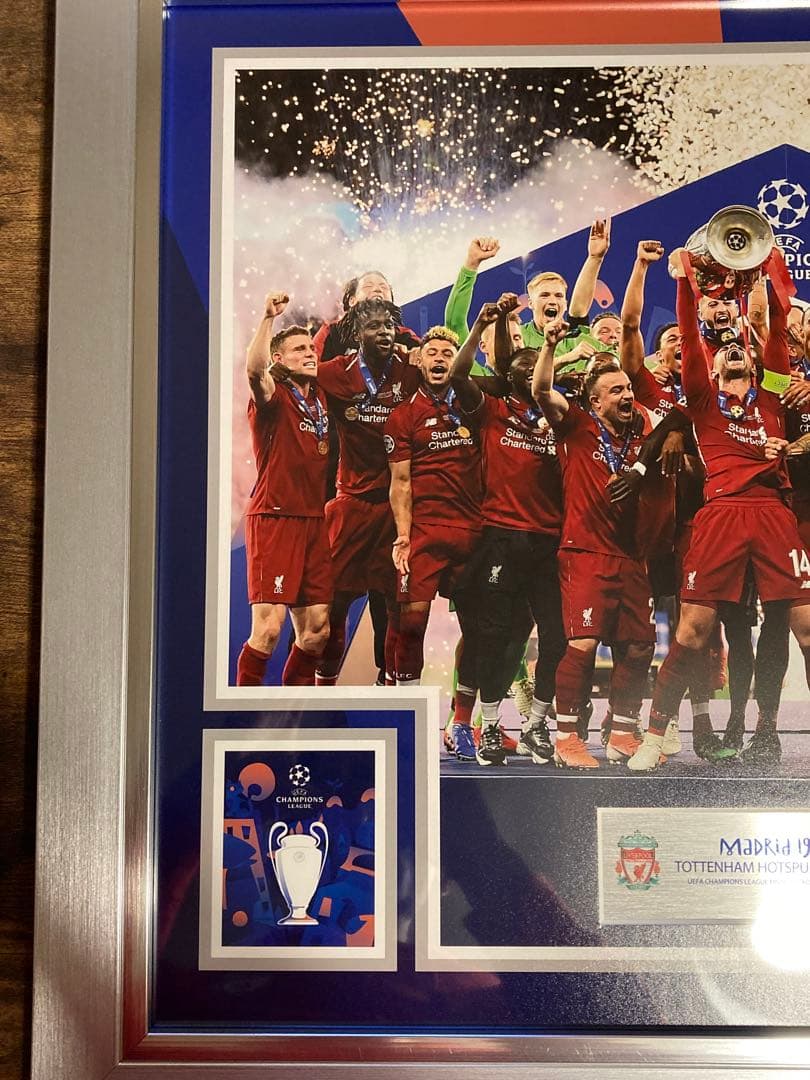 リバプール UEFAチャンピオンズリーグ優勝記念　フォトフレーム