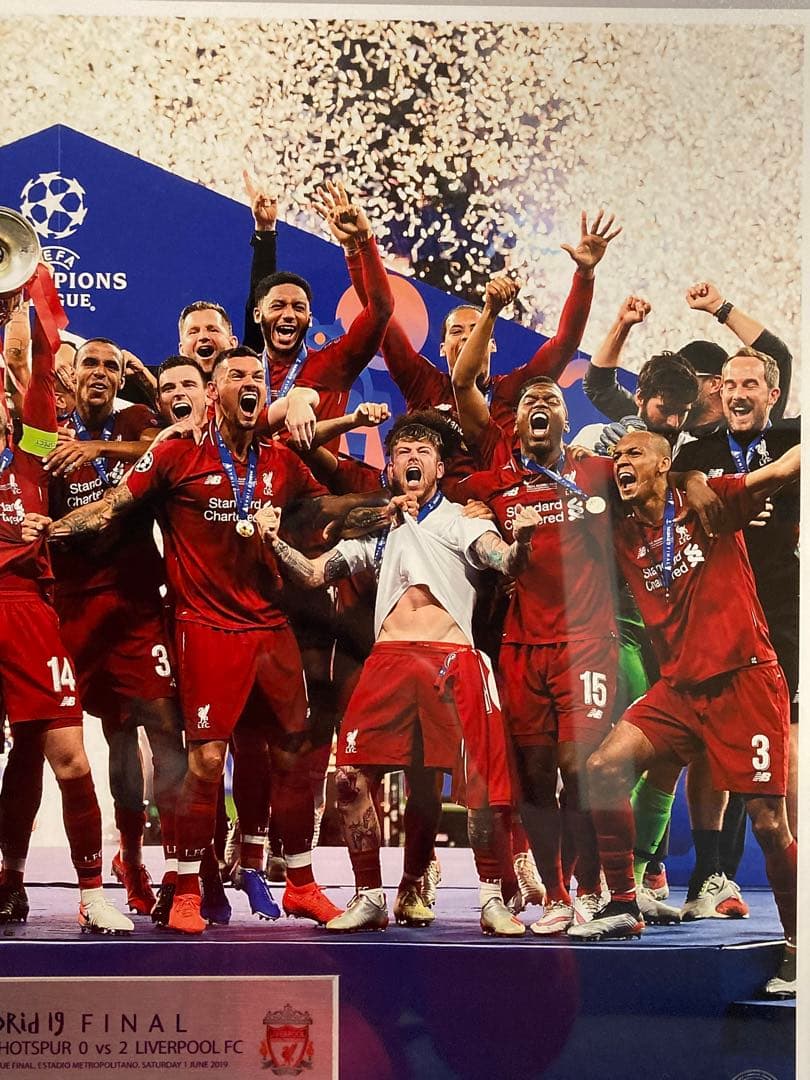 リバプール UEFAチャンピオンズリーグ優勝記念　フォトフレーム