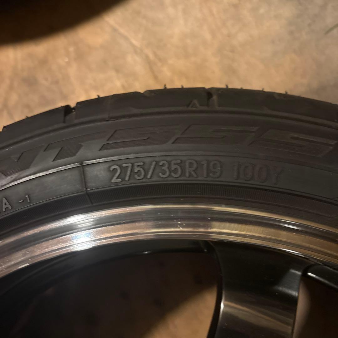 美品 ADVAN RACING GT 19×10.5j +15 深リム バリ溝