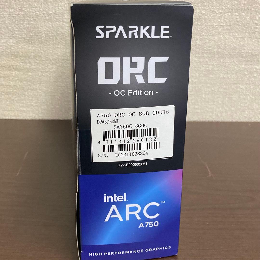 ★未開封★ SPARKLE intel ARC A750 OC Edition