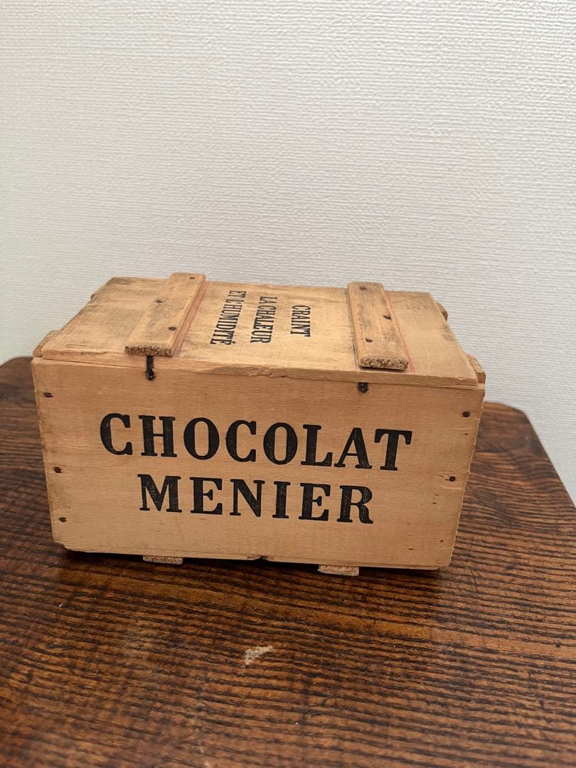 CHOCOLAT MENIER アンティーク ショコラムニエ　木箱