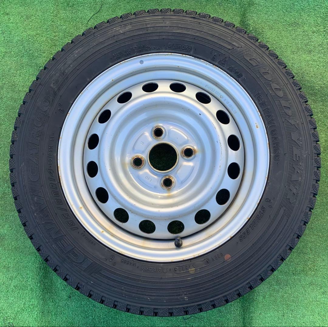 14 インチ ス チールホイール& GOOD YEAR 155/80R14