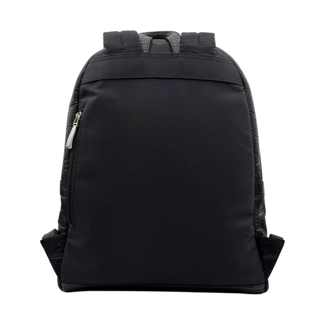 【未使用品】ペッレモルビダ クロコ型押し リュックサック バックパック 黒