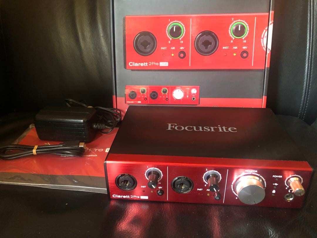 Focusrite Clarett 2Pre USB フォーカスライト