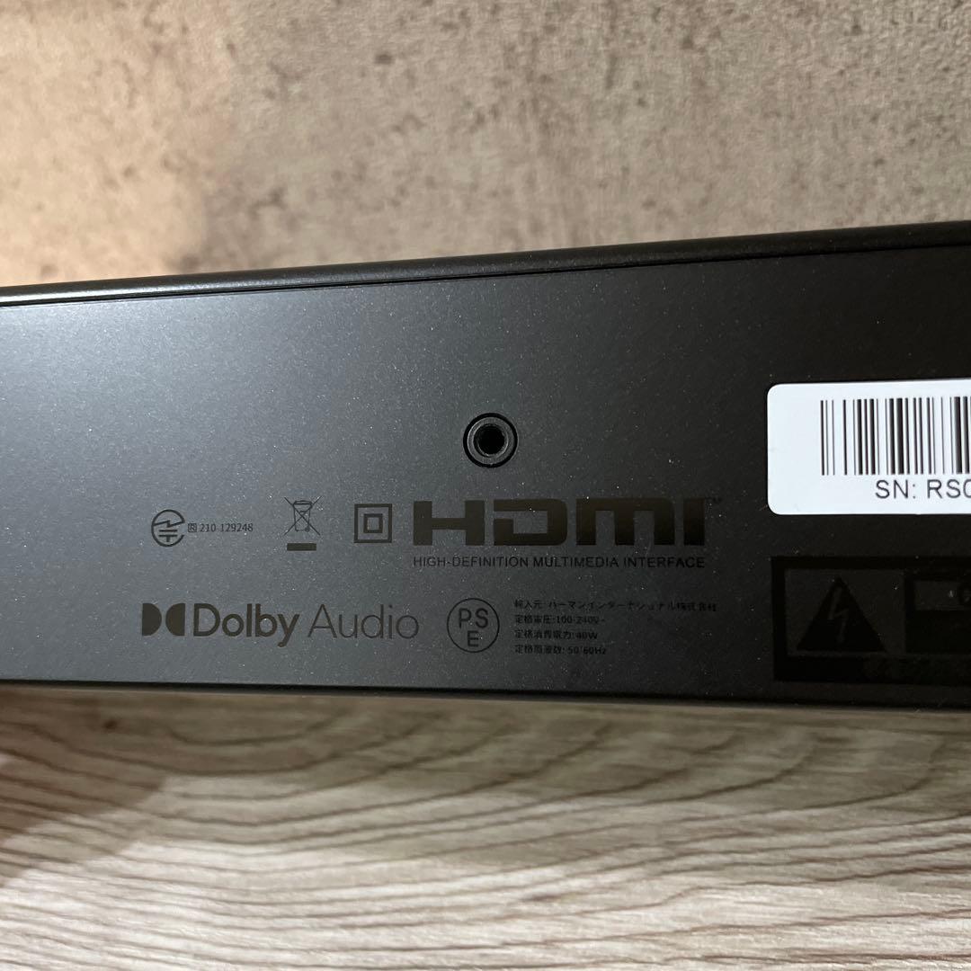 JBL BAR 2.0 NOIR サウンドバー　スピーカー