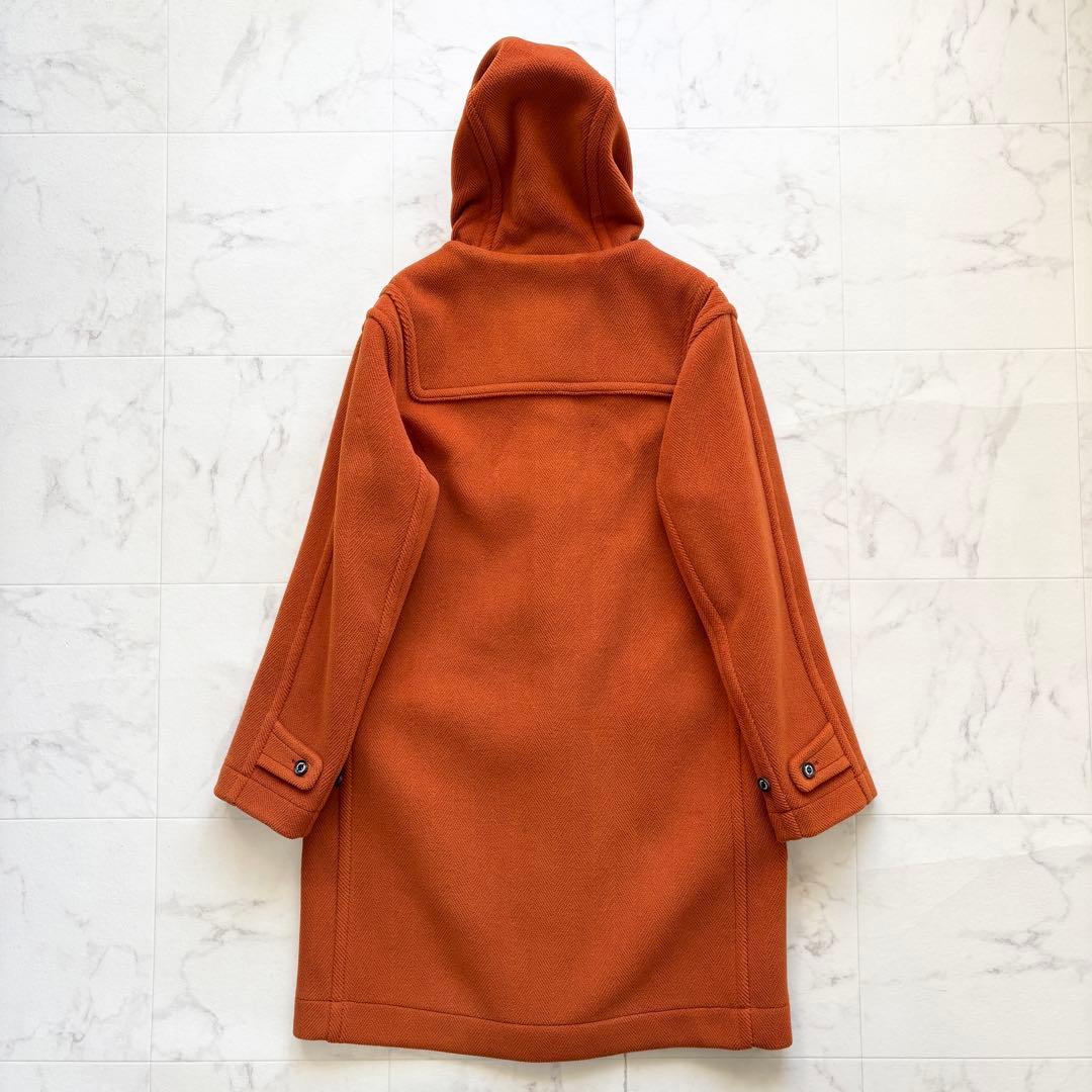 美品 インバーティア ダッフルコート 英国製 ジョシュアエリス オレンジ 42