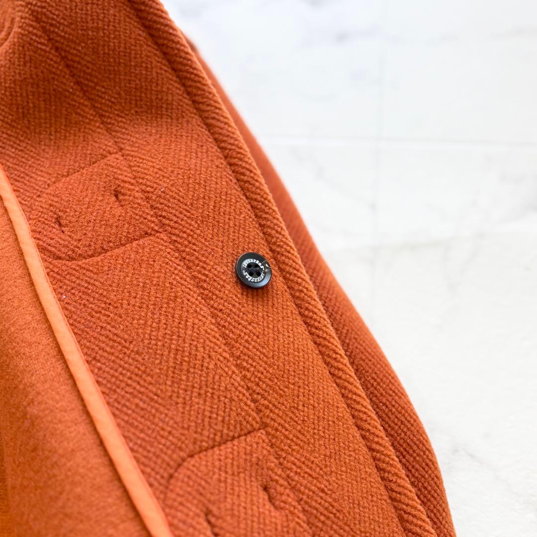 美品 インバーティア ダッフルコート 英国製 ジョシュアエリス オレンジ 42