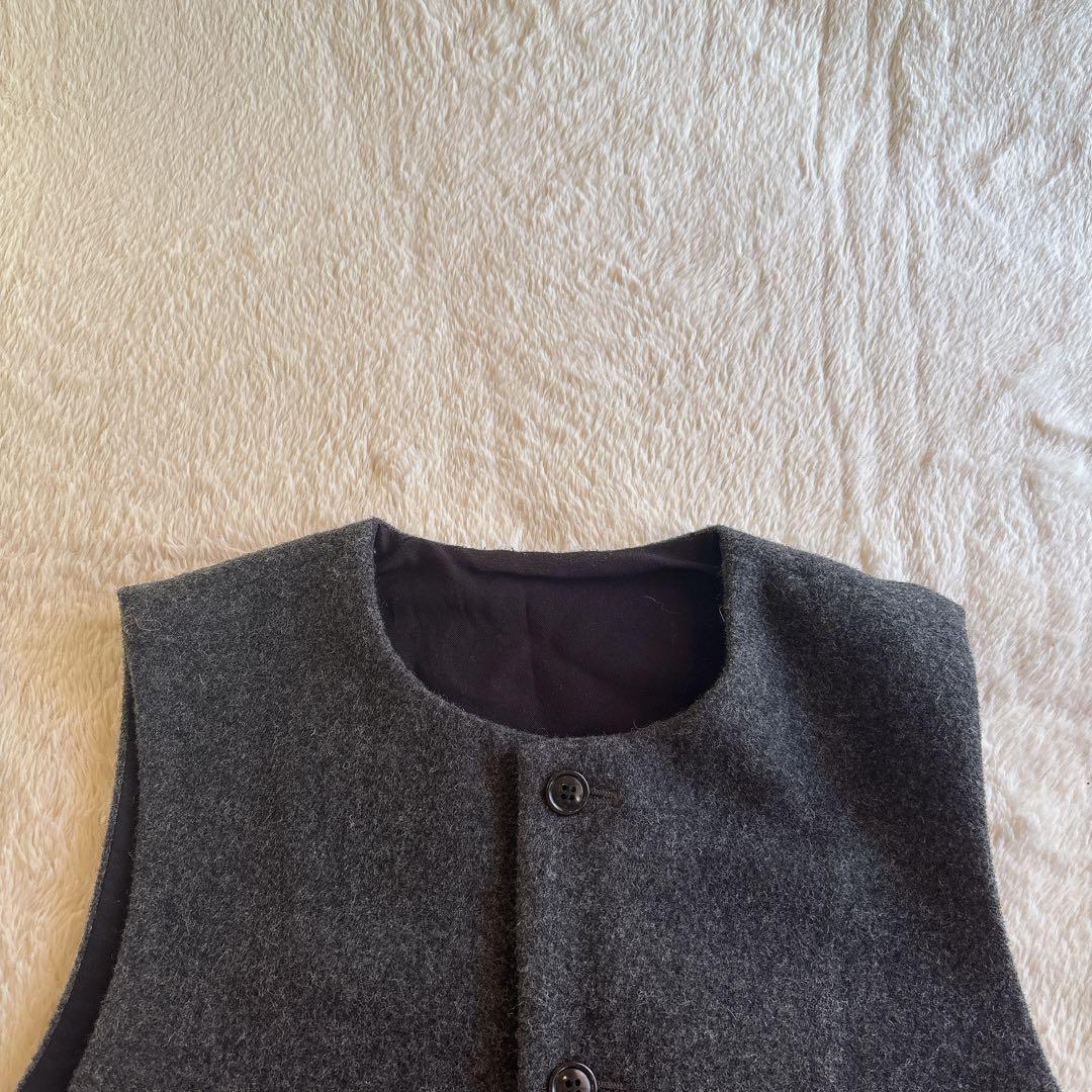 [美品]nestrobe CONFECT ウールモッサー クルーネックベスト