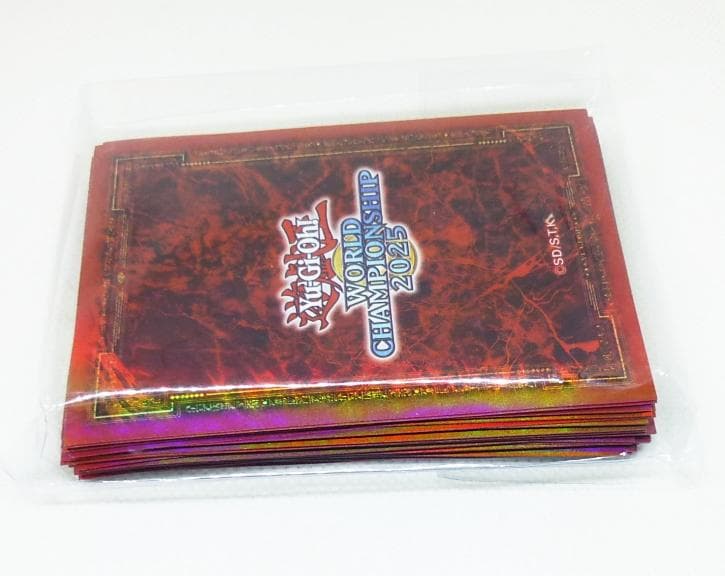 遊戯王 未使用45枚 WCS2025 赤 パリ スリーブ