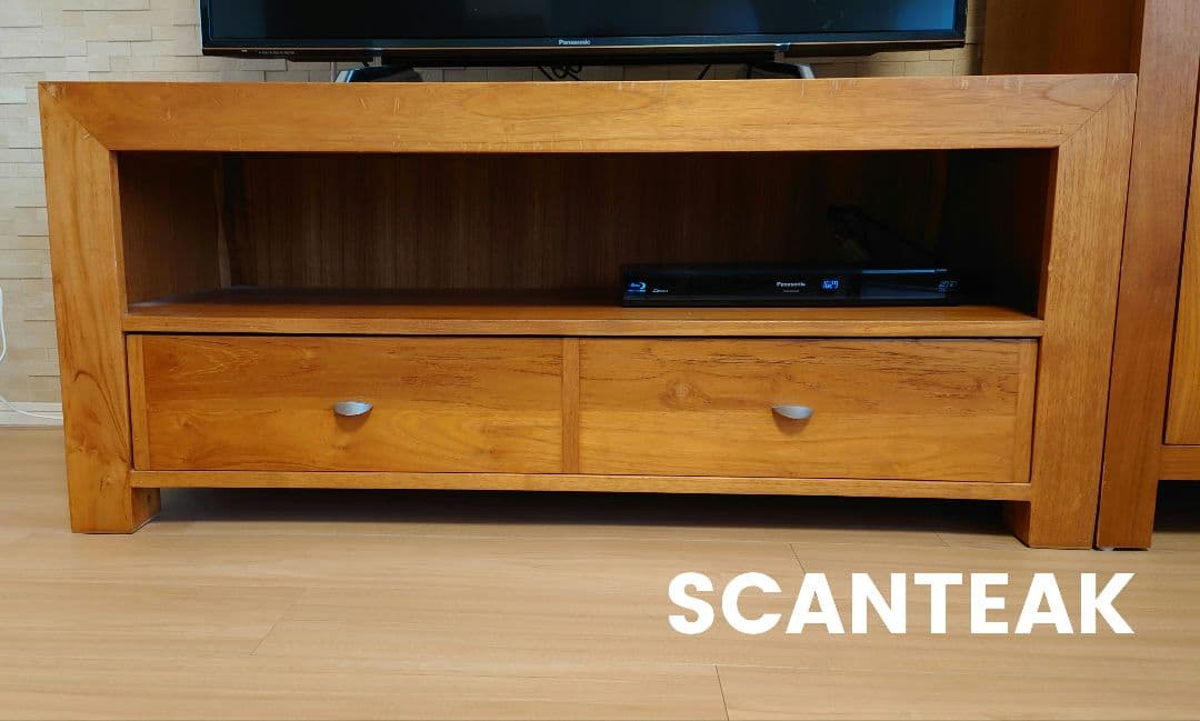 SCANTEAK テレビ台 チーク無垢材 TVボード