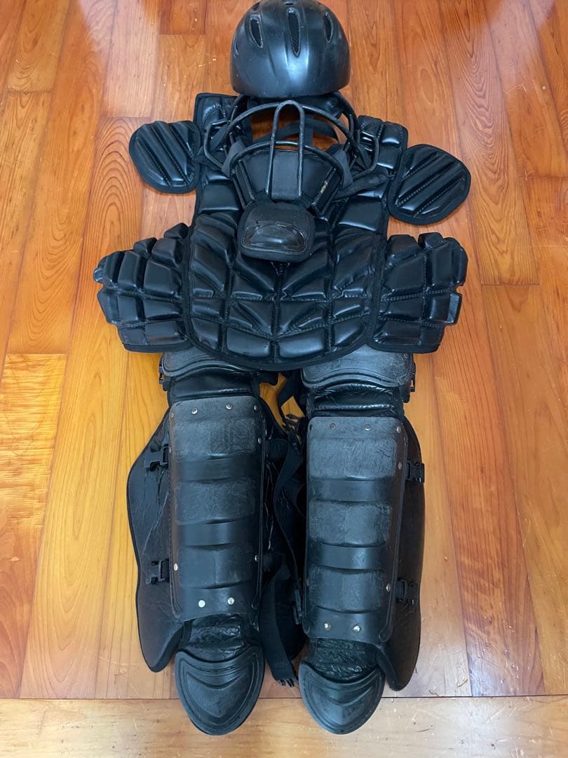 キャッチャー用防具 ブラック (中学生用硬式)