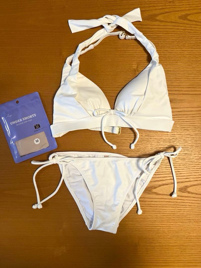 三愛水着　ナチュラルだけどしっかり盛れるナチュラルアップブラノンワイヤービキニ