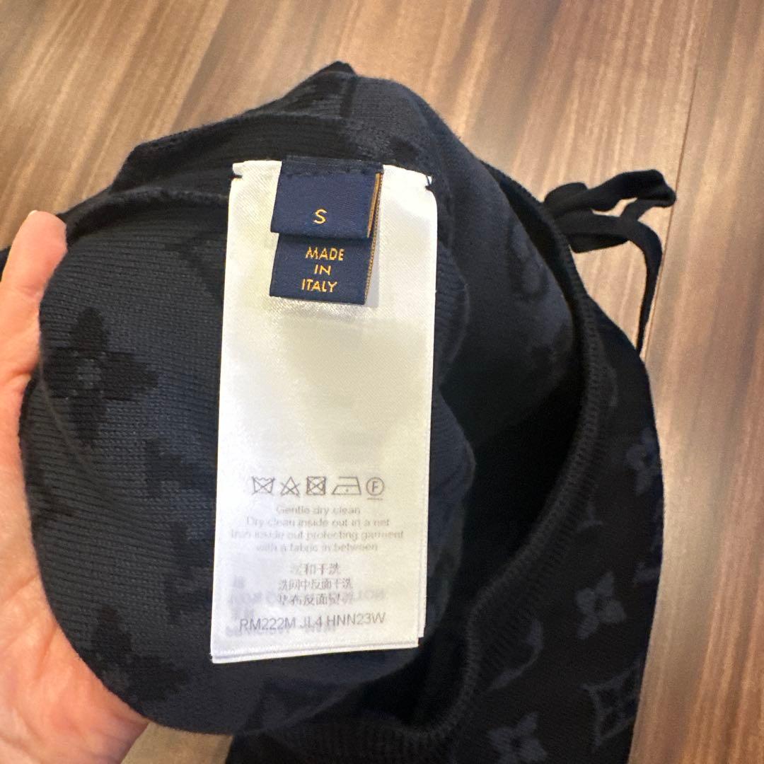 LOUIS VUITTON ロゴコットンニットハーフパンツ　Sサイズ