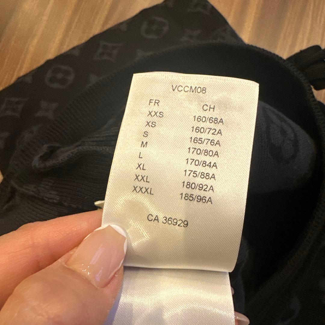 LOUIS VUITTON ロゴコットンニットハーフパンツ　Sサイズ