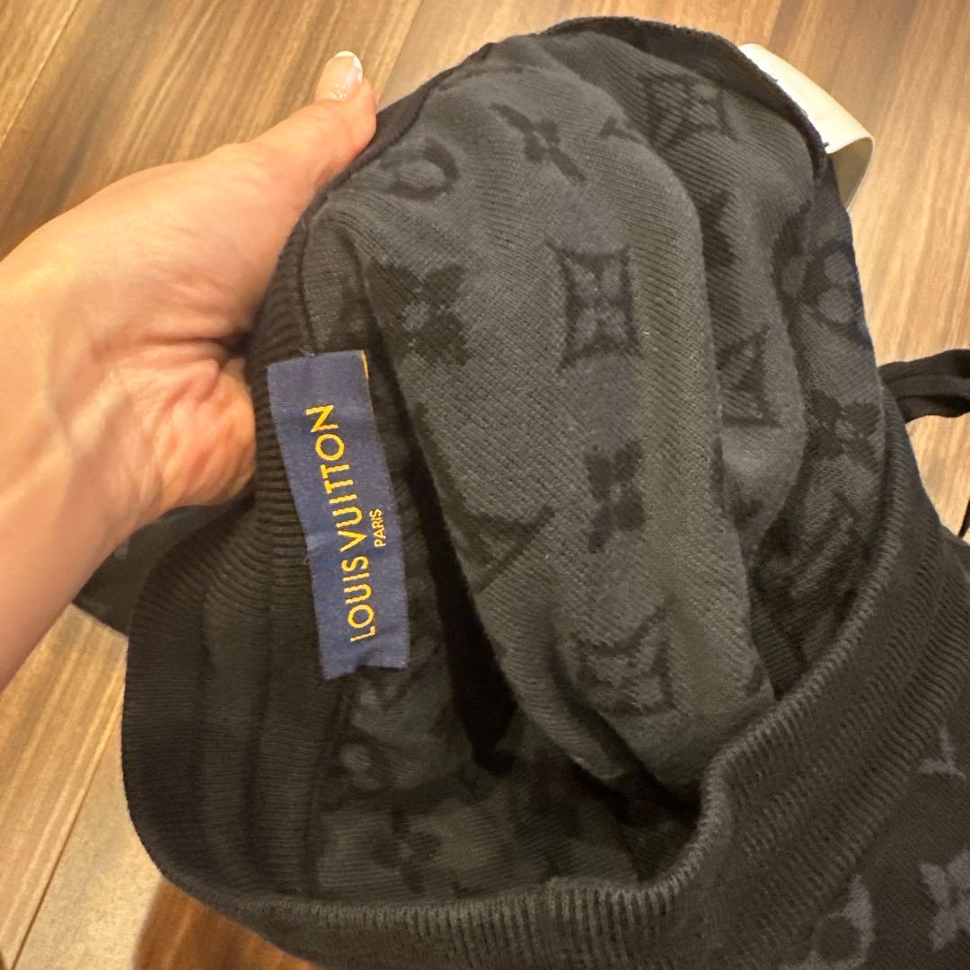 LOUIS VUITTON ロゴコットンニットハーフパンツ　Sサイズ