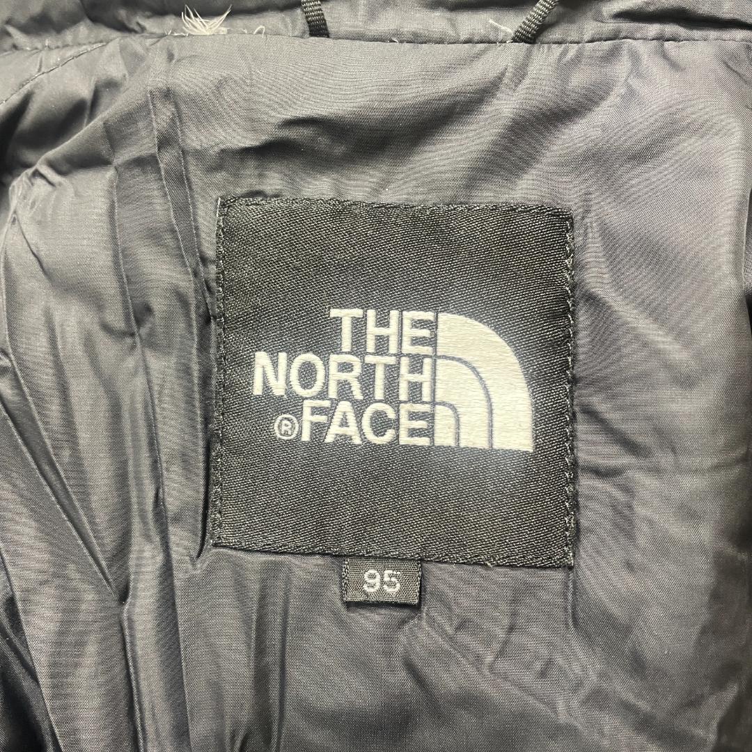 ★The North Face 700 ダウンジャケット ヌプシ M黒紺 E3★