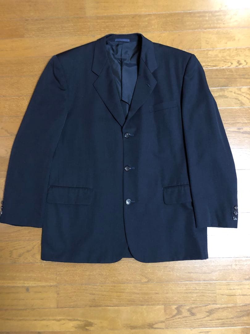 COMME des GARCONS HOMME ウールギャバセットアップネイビー