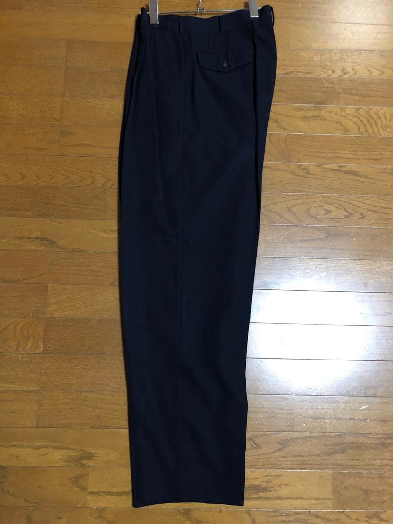 COMME des GARCONS HOMME ウールギャバセットアップネイビー