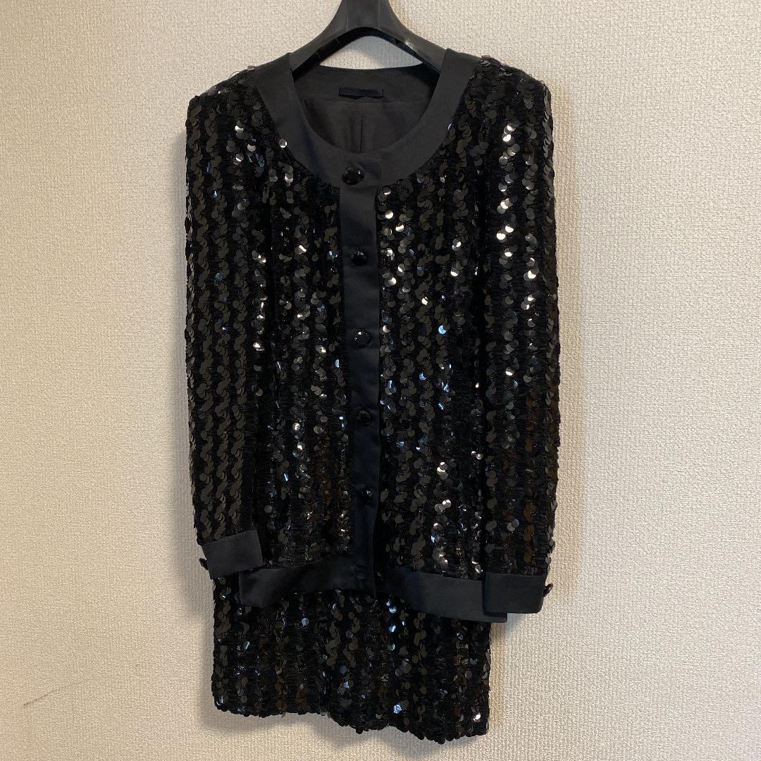 ピンキーウォルマンフォーマルスパンコールスーツ