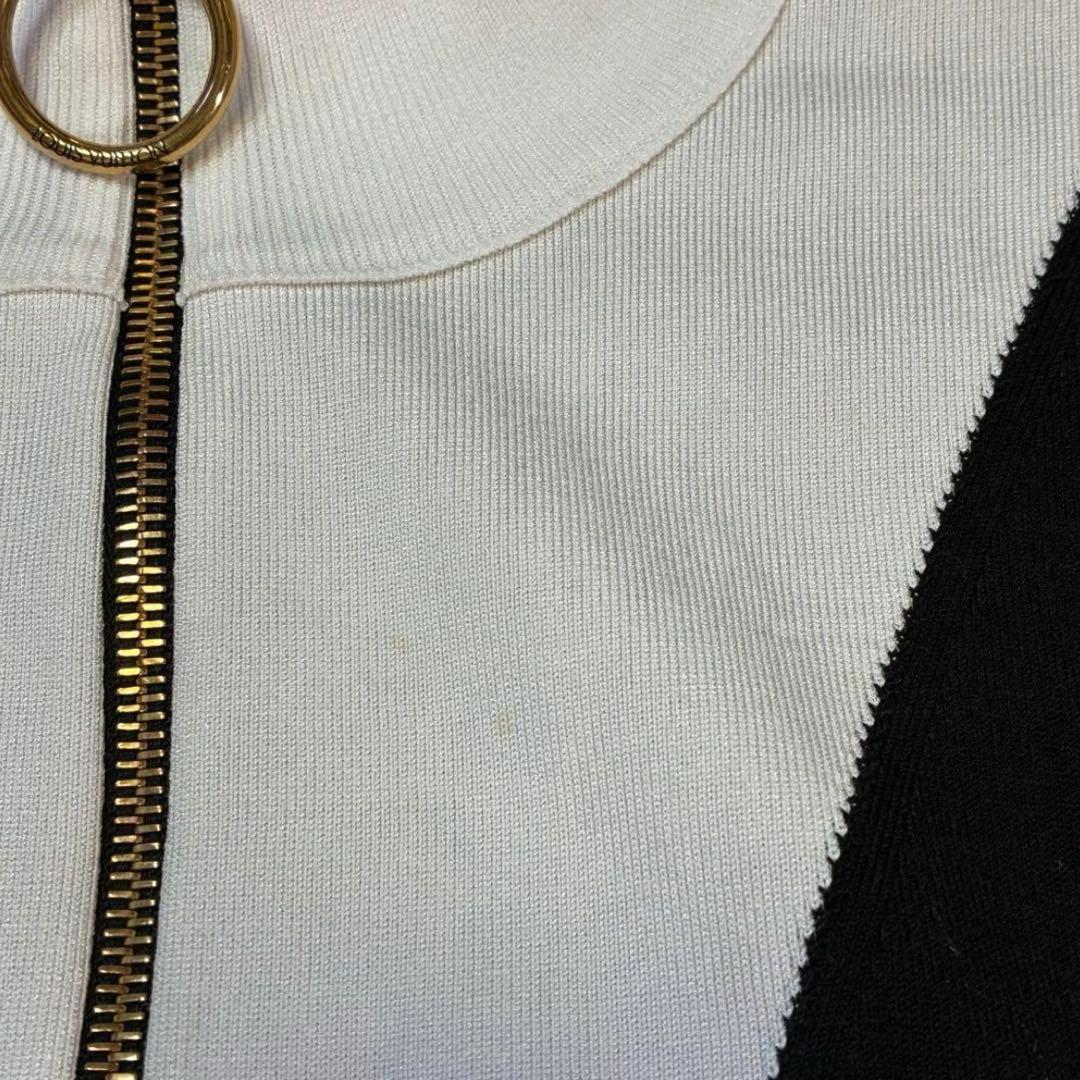 ルイヴィトン　ワンピース　Vロゴ　ロゴパッチ　白　ピンク　ネイビー　　S