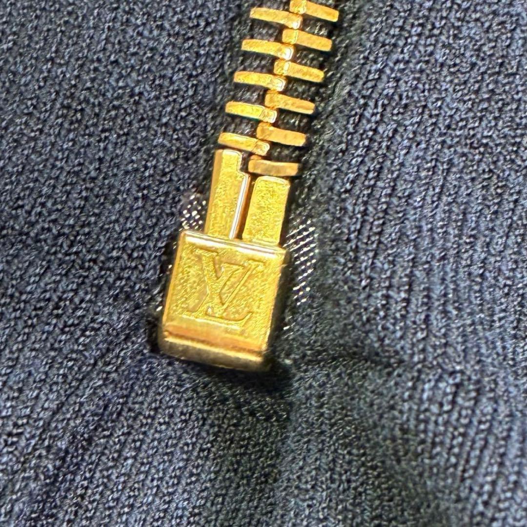 ルイヴィトン　ワンピース　Vロゴ　ロゴパッチ　白　ピンク　ネイビー　　S