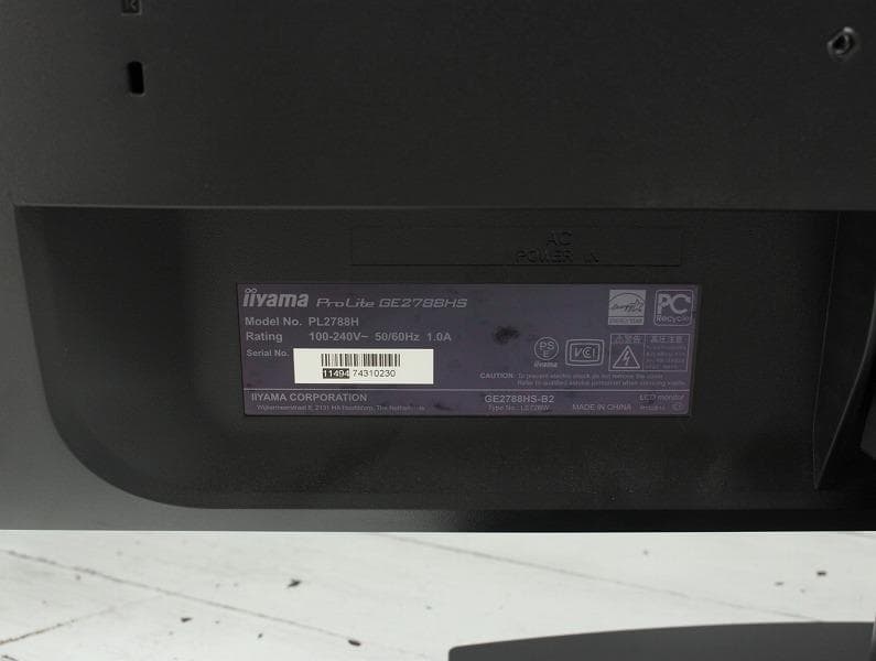 iiyama ゲーミングモニター GE2788HS