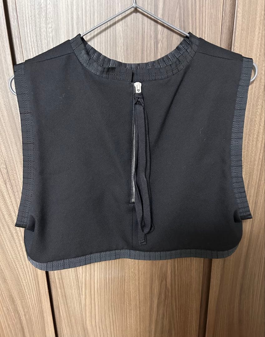 完売品ENFOLDエンフォルドファインウールギャバノースリーブベスト