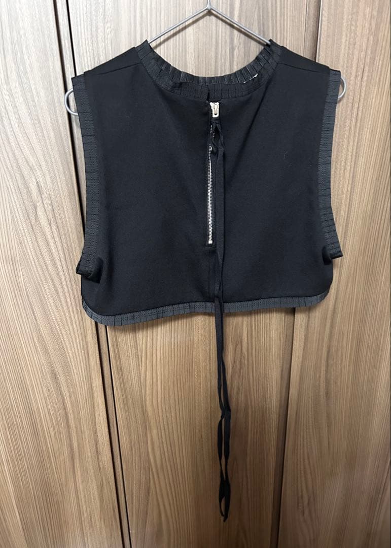 完売品ENFOLDエンフォルドファインウールギャバノースリーブベスト