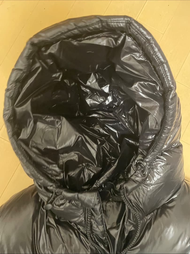 ZARA ブラック ダウンジャケット フード付き　サイズS