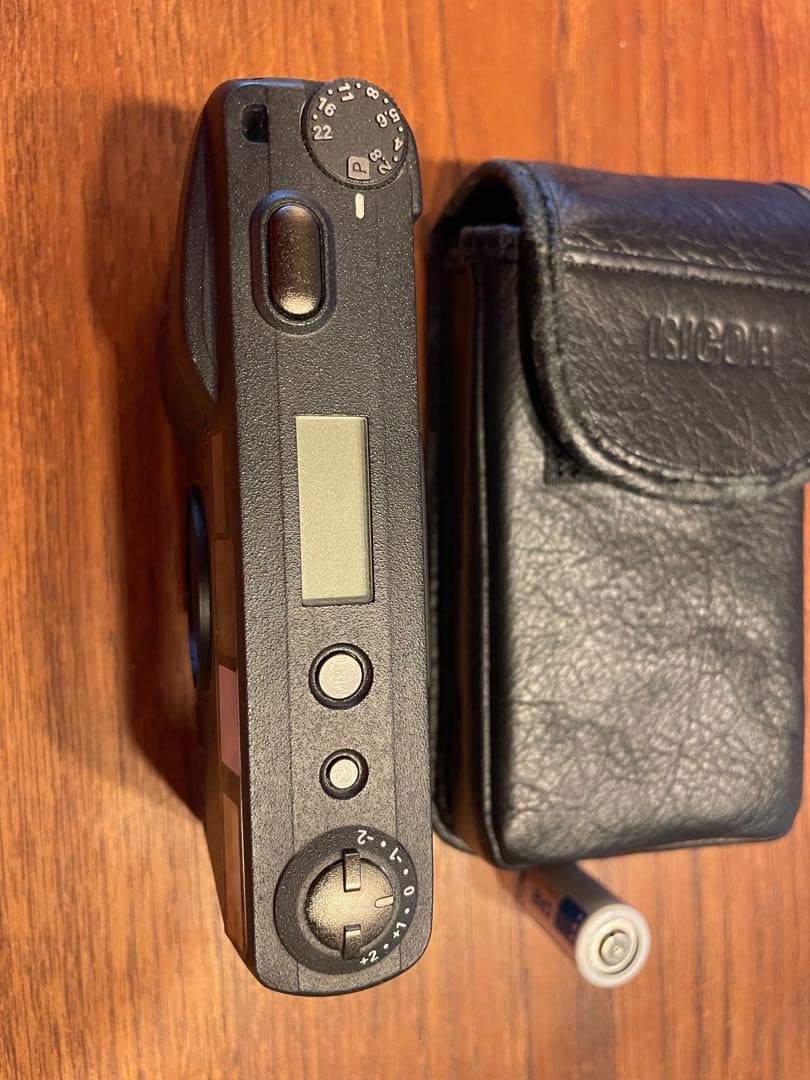 リコー GR1s ブラック　フード、皮ケース付き