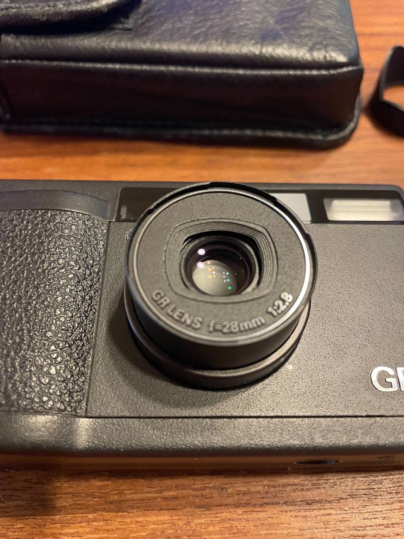 リコー GR1s ブラック　フード、皮ケース付き