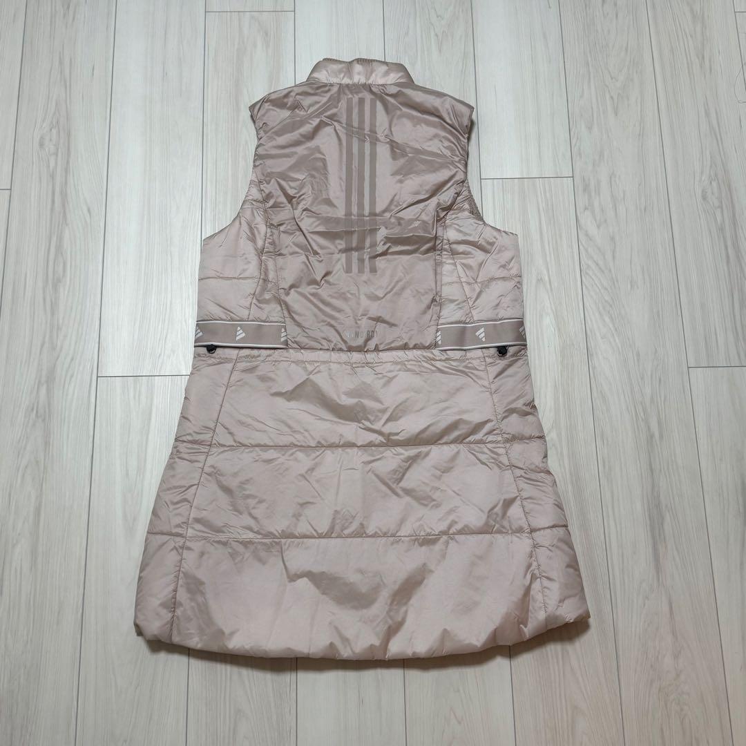 新品 定価19800円 アディダス ゴルフ 中綿 ベスト ワンピース XL 秋冬