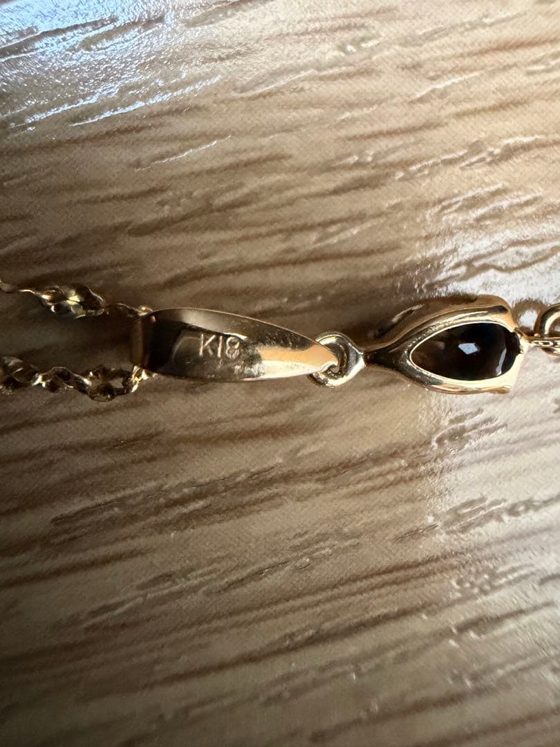 K18 yg スモーキークォーツ　ペンダントトップ