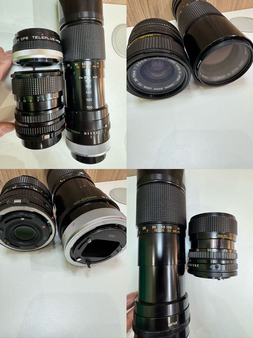 キヤノン CANON A-1　一眼レフ フィルムカメラ　セット