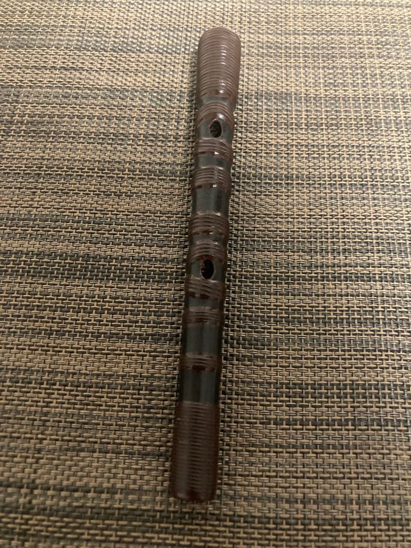 篳篥(ひちりき) 本管　雅楽　籐巻き　和楽器　越殿楽　龍笛　笙　笛袋・ろぜつ付き