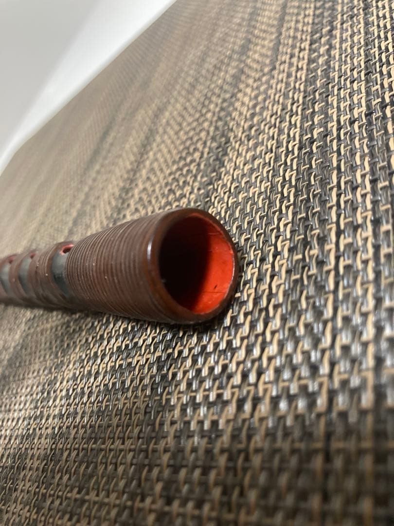 篳篥(ひちりき) 本管　雅楽　籐巻き　和楽器　越殿楽　龍笛　笙　笛袋・ろぜつ付き