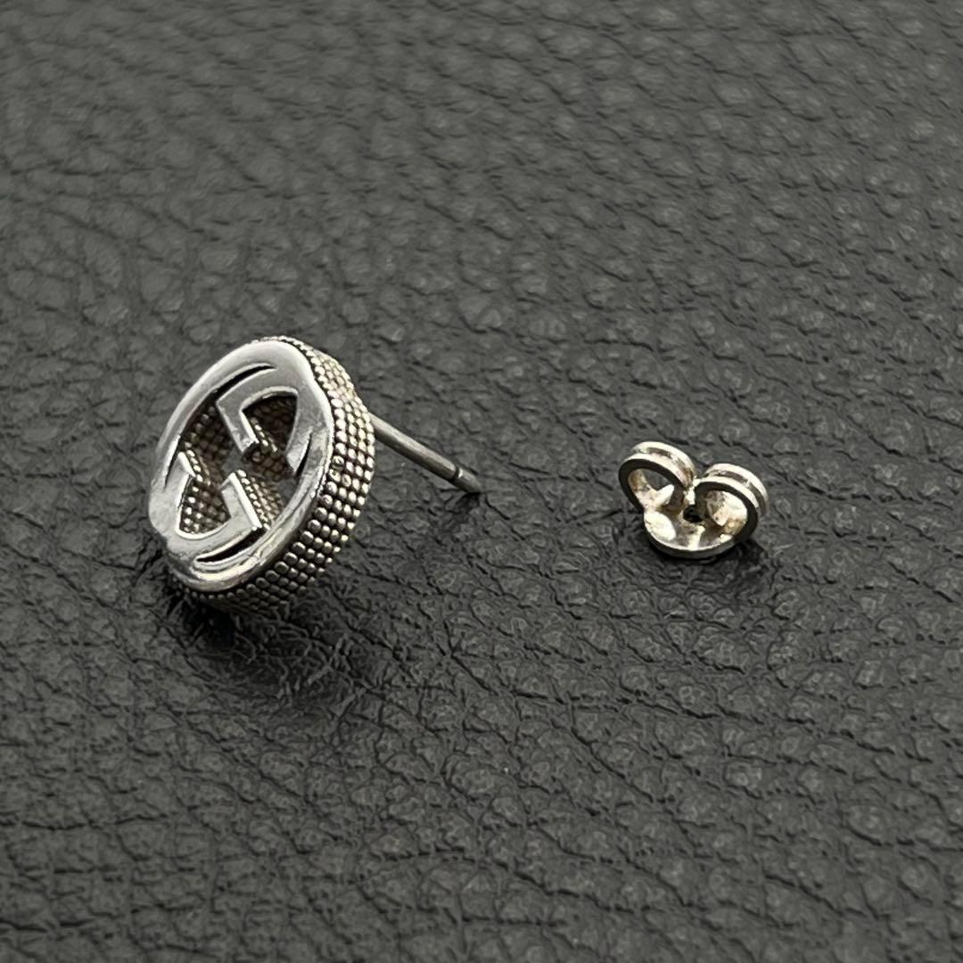 GUCCI グッチ インターロッキングG シルバー ピアス 479227