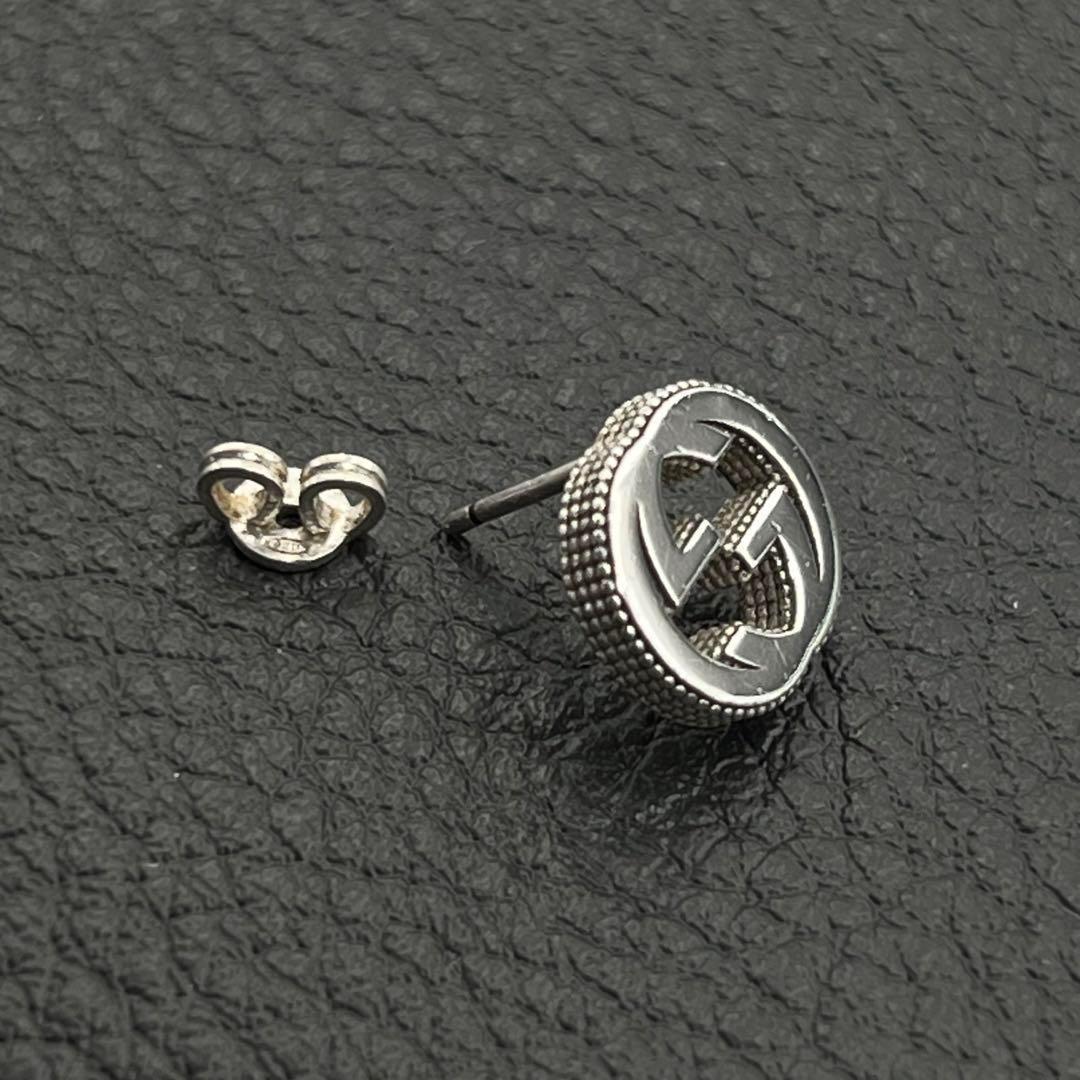 GUCCI グッチ インターロッキングG シルバー ピアス 479227