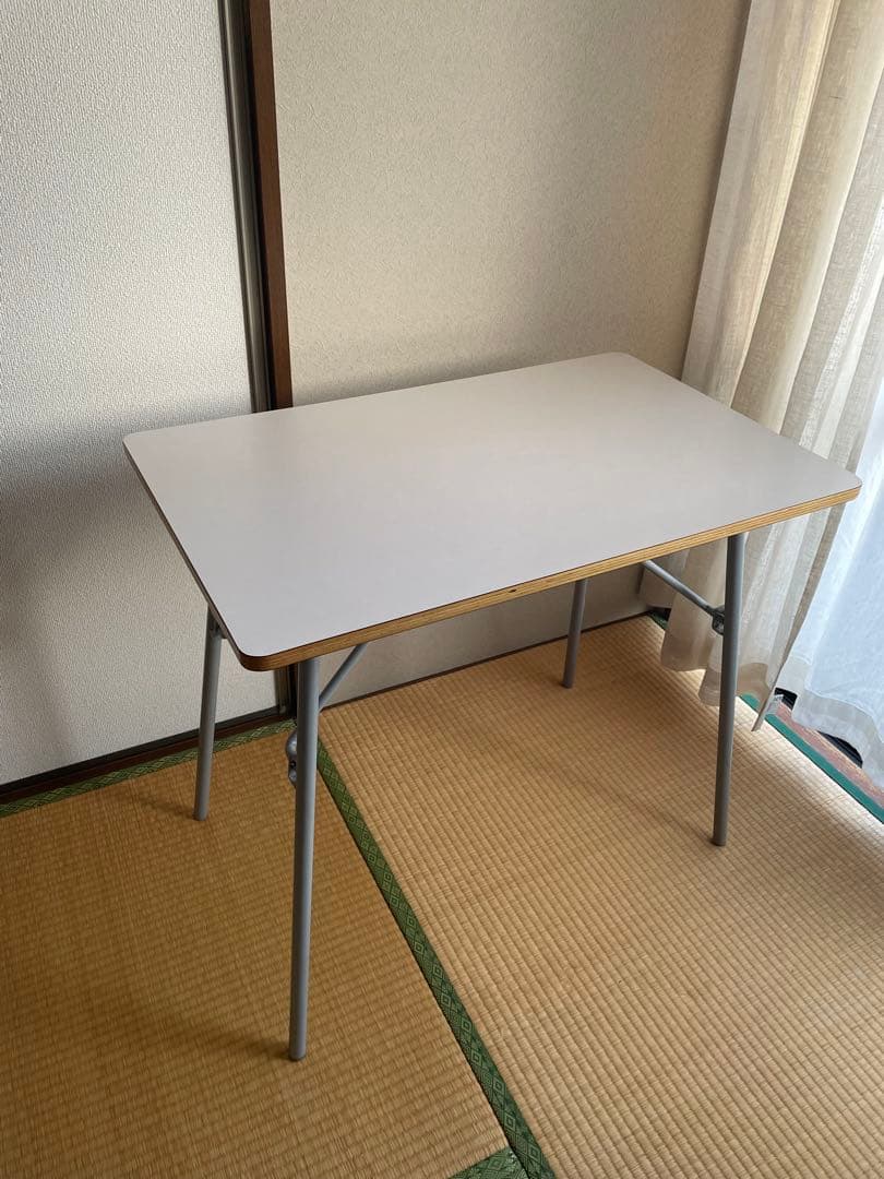 【廃盤レア】無印良品　机　メラミン天板　折りたたみ式