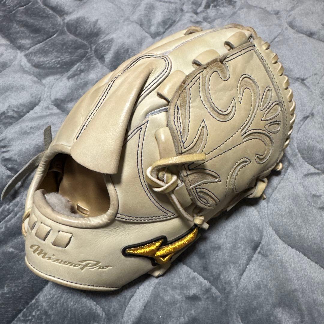 （値下げ交渉可）Mizuno Pro 硬式・軟式兼用グローブ キャメル